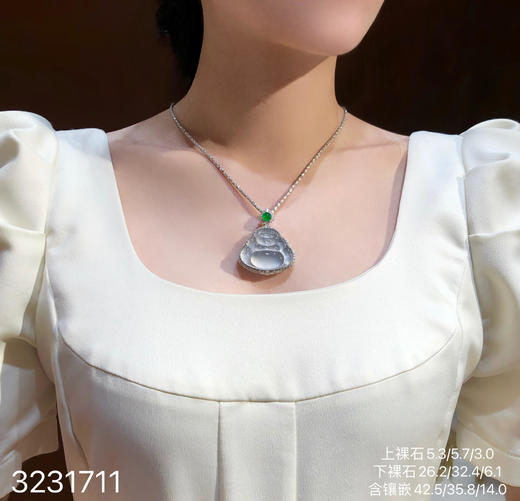 玻璃种木那佛公吊坠【3231711】具体价格微信咨询 商品图7