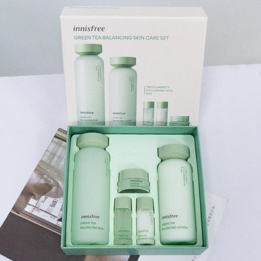 韩国悦诗风吟绿茶水乳套盒 商品图1