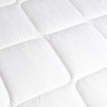 富安娜 舒润七孔抗菌 纤维被 纯棉面料 冬被 8.3斤 230*229cm 白色 商品图2