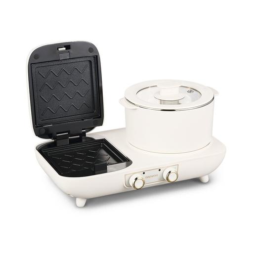 大宇（DAEWOO）电饼铛三明治多士炉料理锅家用多功能早餐机DYZC-D50 商品图9