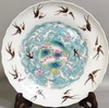 清代乾隆春燕图菊花盘 商品缩略图0