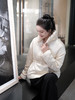 微瑕秒杀| 盛唐牡丹|竹子纹真丝提花立领夹棉外套-香槟色[特价品](特殊商品不退不换) 商品缩略图3