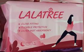 B1F【化洗】拉拉树夜月卫生巾    规格：420mm*4片