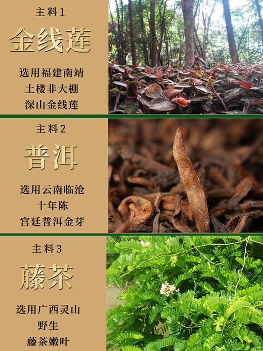 唯茶梦想2000系列 金线莲礼盒装 养月干茶 抽烟喝酒熬夜茶（6小盒36泡） 商品图1