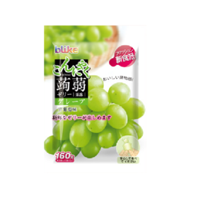 金德福蒟蒻青葡萄味果冻160g