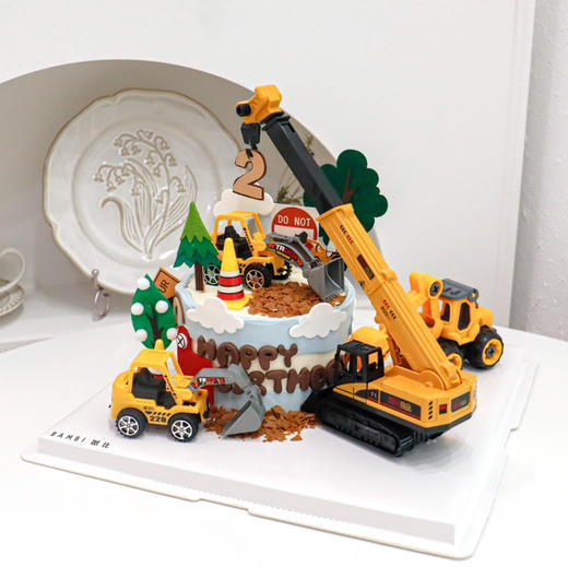 工程车挖掘机丨蛋糕 商品图2