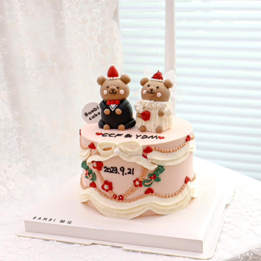 婚礼小熊丨蛋糕 商品图1