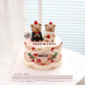 婚礼小熊丨蛋糕