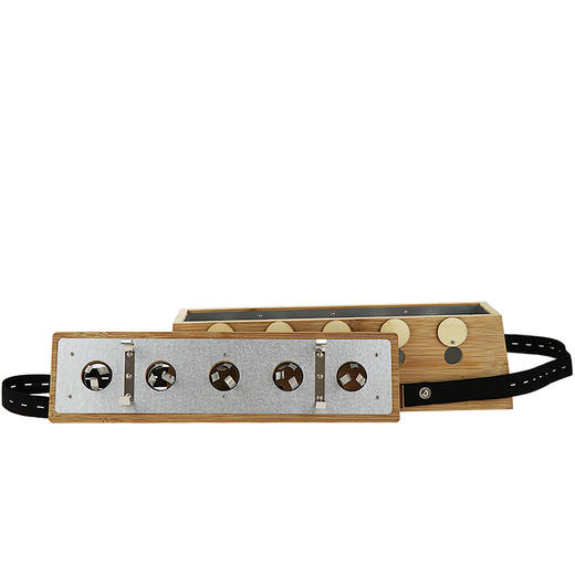 竹制 5孔艾灸盒 适用于直径1.8Cm的艾条 建议搭配推送器使用（绑带在竹盒内） 商品图1