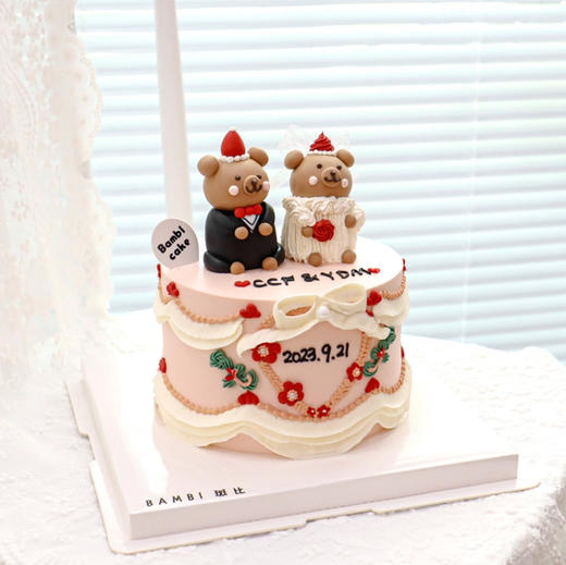 婚礼小熊丨蛋糕 商品图2
