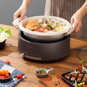 大宇（DAEWOO） 多功能煎煮焖电煎锅多用途锅分体式电火锅DYHG-4032