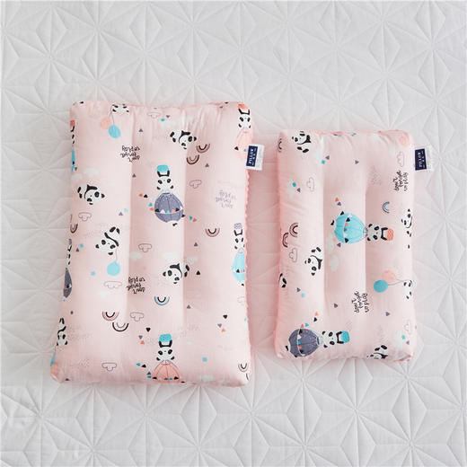 一体枕【儿童全棉枕头】 豆豆安抚枕A类纯棉 卡通学生枕头幼儿园午睡枕 商品图2