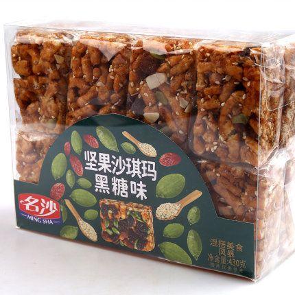 名莎黑糖坚果味沙琪玛430g 商品图0