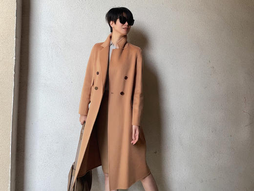 新款 羊绒大衣 20%羊绒 WT1XC5327颈袖添香 商品图4