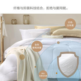 富安娜被子春秋四季被芯双人空调被七孔抗菌被褥约5斤230×229cm舒暖