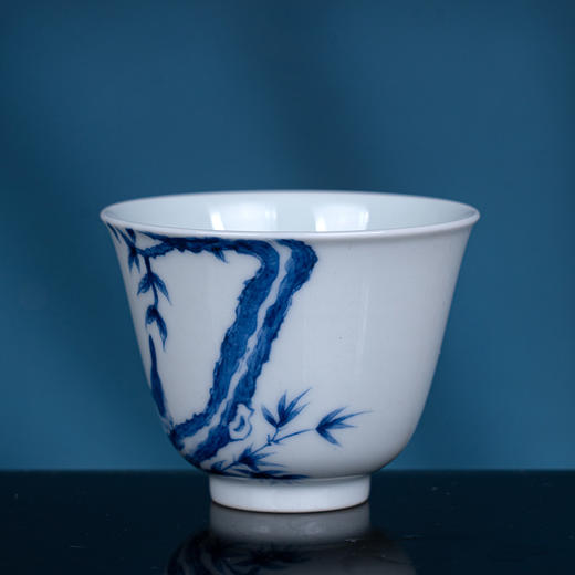 青花釉里红鸟语果香杯 商品图3