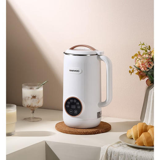 大宇（DAEWOO） 家用辅食多功能全自动迷你破壁豆浆机DYPB-0616 米白 商品图1