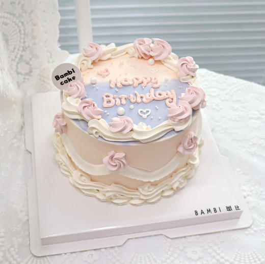 粉紫裱花丨蛋糕 商品图2