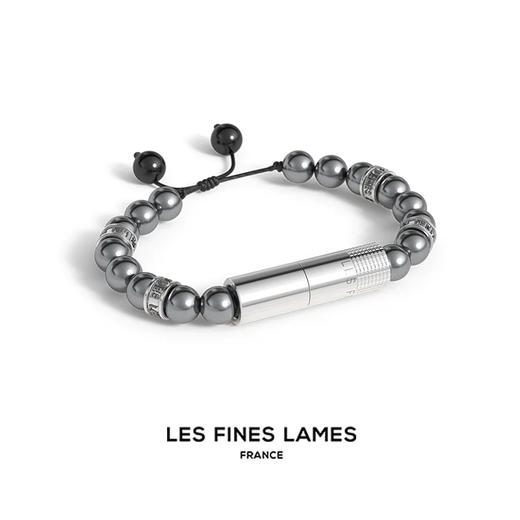 法国Les Fines Lames Punch手链式雪茄钻BP3136023赤铁矿石银垫圈 商品图0