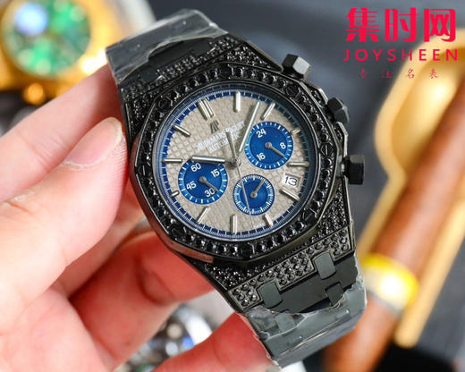 爱彼AP皇家橡树系列 六针VK计时石英 男士腕表 商品图4