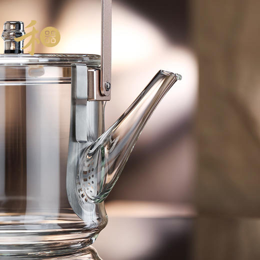 禾器木作·君若壶（滤片款） 煮茶壶高硼硅烧水壶 玻璃煮茶壶高端茶壶 商品图10