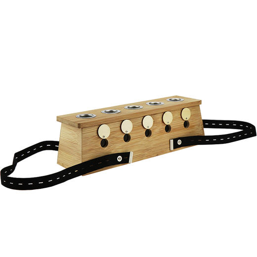 竹制 5孔艾灸盒 适用于直径1.8Cm的艾条 建议搭配推送器使用（绑带在竹盒内） 商品图0