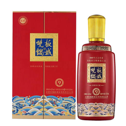 [白酒]板城烧锅9年42度500ml 商品图0