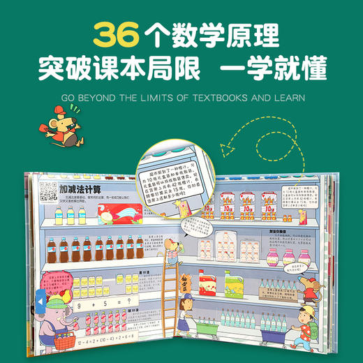 数学大玩家全6册 几何数学时间空间思维计算儿童趣味数学启蒙翻翻书立体书 数学思维训练游戏书玩转数学原理幼儿园小学数学启蒙 商品图2