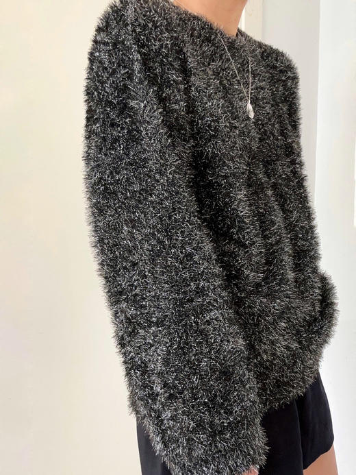 VC｜HD23003 Elisa sparkle sweater [ 长袖  灰 ]【HOLIDAY】 商品图1