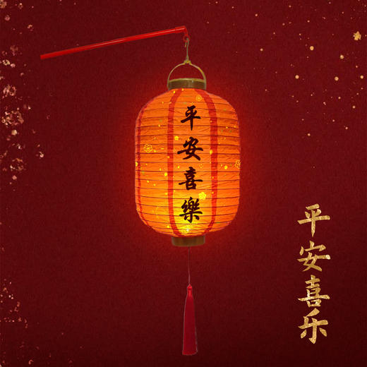 新年好物！【龙年元宵！喜迎佳节】新年灯笼龙年春节元宵纸灯笼，红色中国风过年花灯发光装饰手提挂饰，多款选择, 手提便携, 节日装饰必备 商品图6