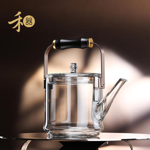 禾器木作·君若壶（滤片款） 煮茶壶高硼硅烧水壶 玻璃煮茶壶高端茶壶 商品图12