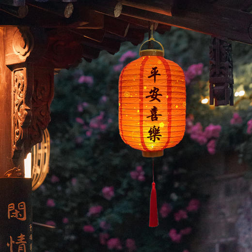 新年好物！【龙年元宵！喜迎佳节】新年灯笼龙年春节元宵纸灯笼，红色中国风过年花灯发光装饰手提挂饰，多款选择, 手提便携, 节日装饰必备 商品图1