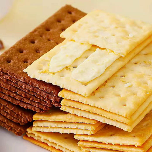 泰国珍珍夹心苏打饼巧克力味360g 商品图3