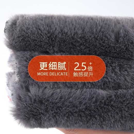 【2双】冬季仿兔毛针织护膝、加厚保暖护膝、关节防寒护膝 商品图3