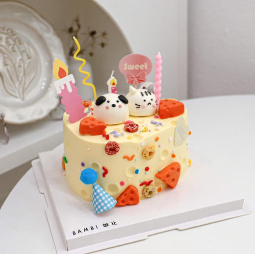 芝士汪汪&咪咪丨蛋糕 商品图1