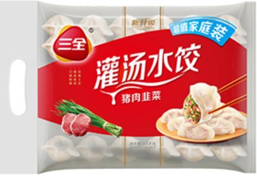 三全猪肉韭菜饺子1.5kg 商品图0
