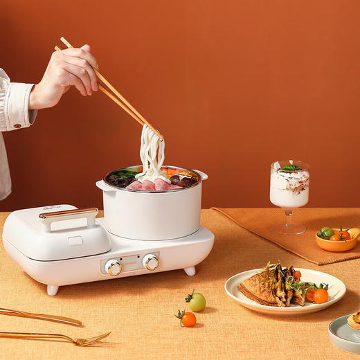 大宇（DAEWOO）电饼铛三明治多士炉料理锅家用多功能早餐机DYZC-D50 商品图4