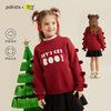 【秋冬上新】【圣诞风软毛衣】儿童毛绒球提花毛衣PDMY2313 商品缩略图0