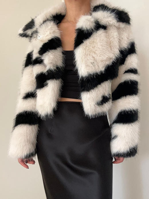 SIJIA｜斑马纹短皮草 [ AW2355 ] 商品图8
