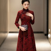 TQX39505秋冬2023新款复古连衣裙女高档妈妈装改良旗袍中国风日常穿中长款 商品缩略图1