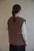 Yarra奶白棕色背心毛衣 商品缩略图2
