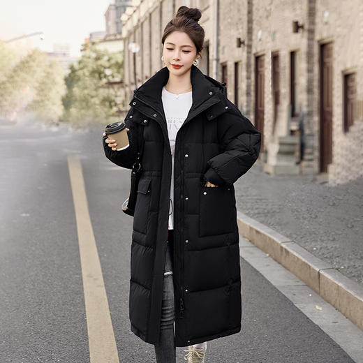 冬季新款，潮流长款白鸭绒羽绒服HR-BBL23029 商品图7