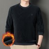 加绒加厚奥粒绒毛衣男士秋冬季新款提花保暖休闲简约百搭针织衫 商品缩略图1
