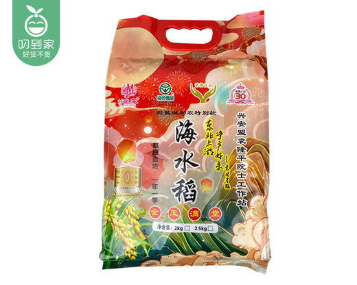 【预售-2月24日配送】【到手2袋】袁蒙牌草原碱地海水稻袁熟香米/1份（2.5kg*2袋） 商品图3