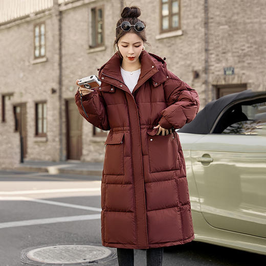 冬季新款，潮流长款白鸭绒羽绒服HR-BBL23029 商品图6