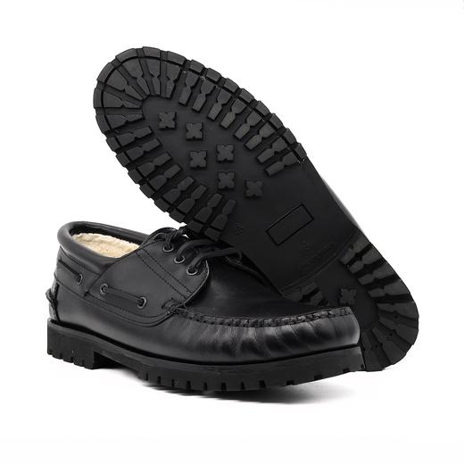 限时特价——葡萄牙原产男士温暖舒适棉内衬休闲皮鞋一脚蹬KILIMANJARO乞力马扎罗-黑色 商品图6