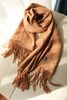 布兰卡羊毛围巾披肩两用长巾 商品缩略图3