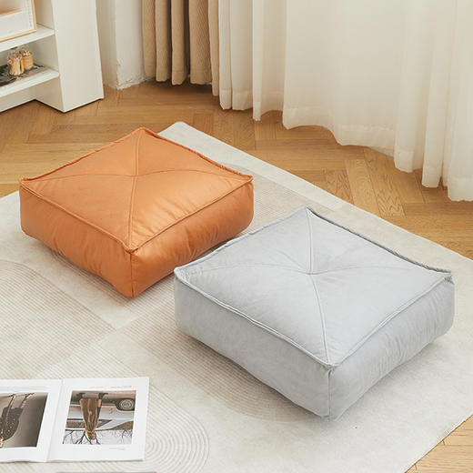 【日式蒲团坐垫】良品家居榻榻米垫子地板圆形坐垫 卧室客厅阳台久坐墩蒲团垫蒲垫 商品图2