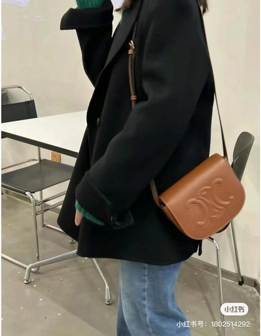 Celine全皮马鞍包 商品图1