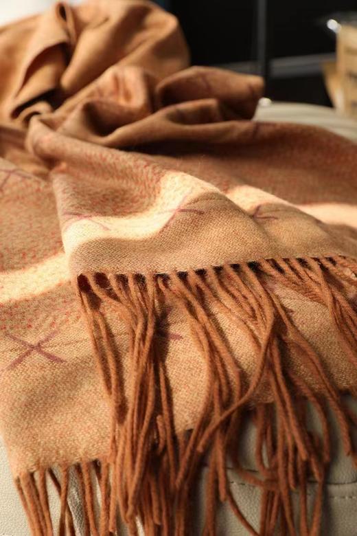 布兰卡羊毛围巾披肩两用长巾 商品图5